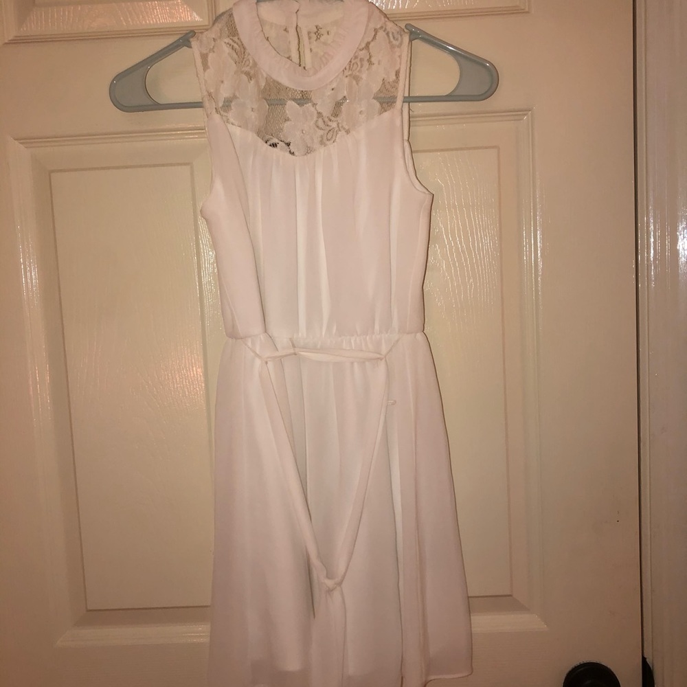 white dress